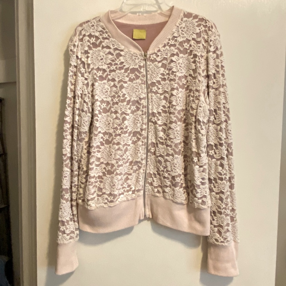 MODLusive Allover Embroidered Blazer/Cardigan